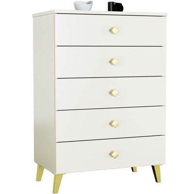 Allyne Particle Board Rectangle Storage Unit Accent Chest