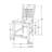 Set of 2 Slat Back Counter Height Chair