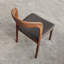 Ensemble de salle à manger 4 personnes en noyer foncé pour 4 personnes - table 53 po et 4 chaises-1905812402-1905812403