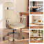 Fauteuil de bureau ergonomique en similicuir de style milieu du siècle et fauteuil de direction pivotant-1741603972