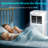 7000 BTU (5100 BTU DOE) 3-in-1 Portable Air Conditioner with 2-Speeds Fan, Dehumidifier, Remote and LCD Panel