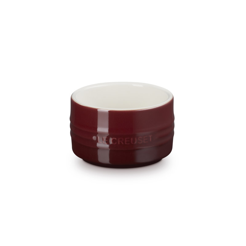 Le Creuset Stoneware Stackable Ramekins, Garnet