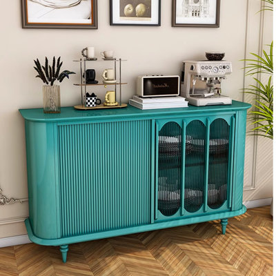 Light luxury solid wood retro locker