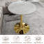 Table d'appoint ronde de style moderne minimaliste avec base piédestal effilée-1354091333-1354091328