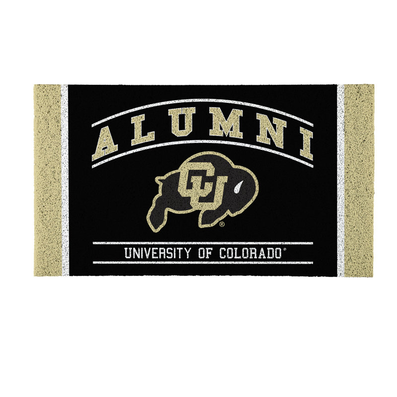 Tapis en PVC pour anciens étudiants de l'Université du Colorado, 28 po x 16 po