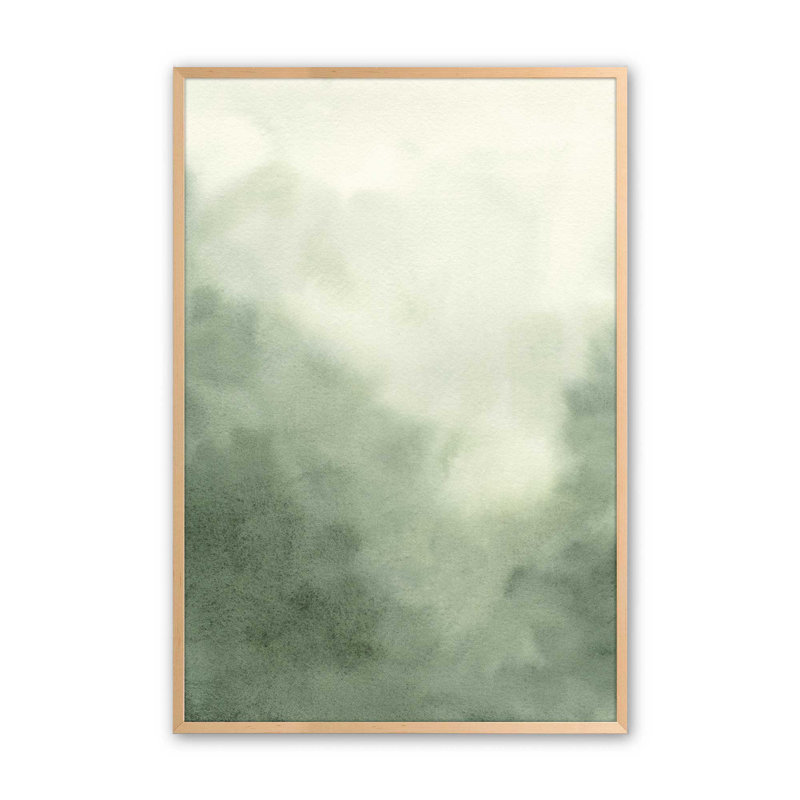 Reproduction d'ombre forestière discrète II, H 37 po x l 25 po, Érable brut