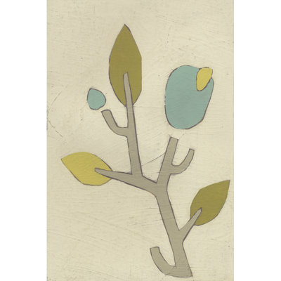 Simple Stems IV - Wrapped Canvas Print