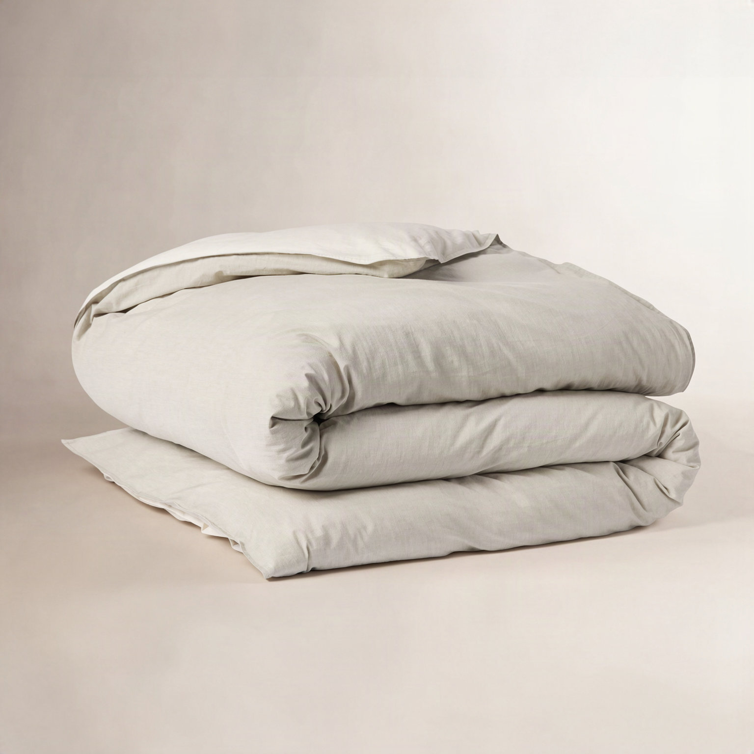 Organic Cotton Duvet Cover Set, Twin Duvet Cover, Pewter