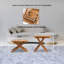 Table d'appoint réglable en teck
