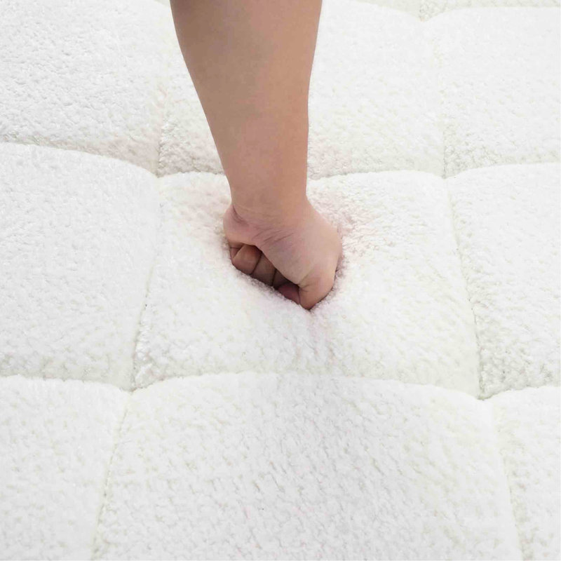 Canapé d'angle modulaire Cloud de 274 cm (107,9 po), méridienne en L, canapé moderne 4 places pour chambre à coucher, revêtement en mousse et ressorts blancs, aucun assemblage requis, configurations personnalisables et flexibles, confort et légèreté exceptionnels.