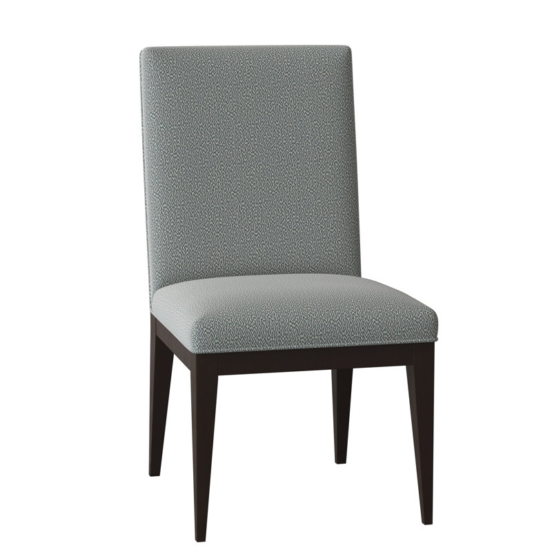 Logan Dining Chair, American Walnut, Maya Cyan