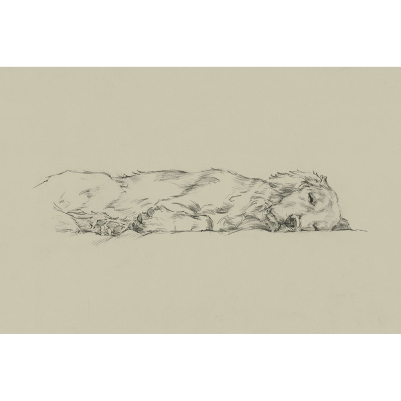 Croquis doré IV, H 8 po x l 12 po x P 1,25 po