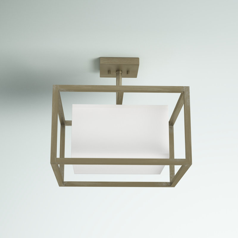 Colston Fabric Semi Flush Mount