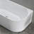67  inch Freestanding Acrylic Bathtub in Glossy White