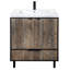 Meuble-lavabo autoportant en marbre de culture l 30 po x P 21 po x H 35 po London