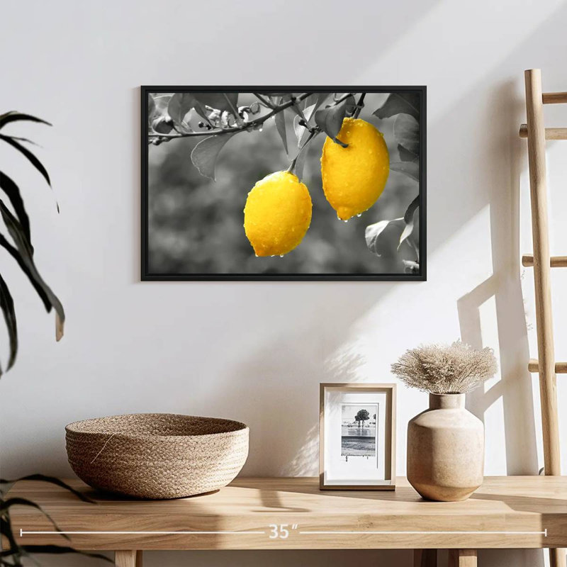Yarlin Lemons Pop, 13" H x 19" W