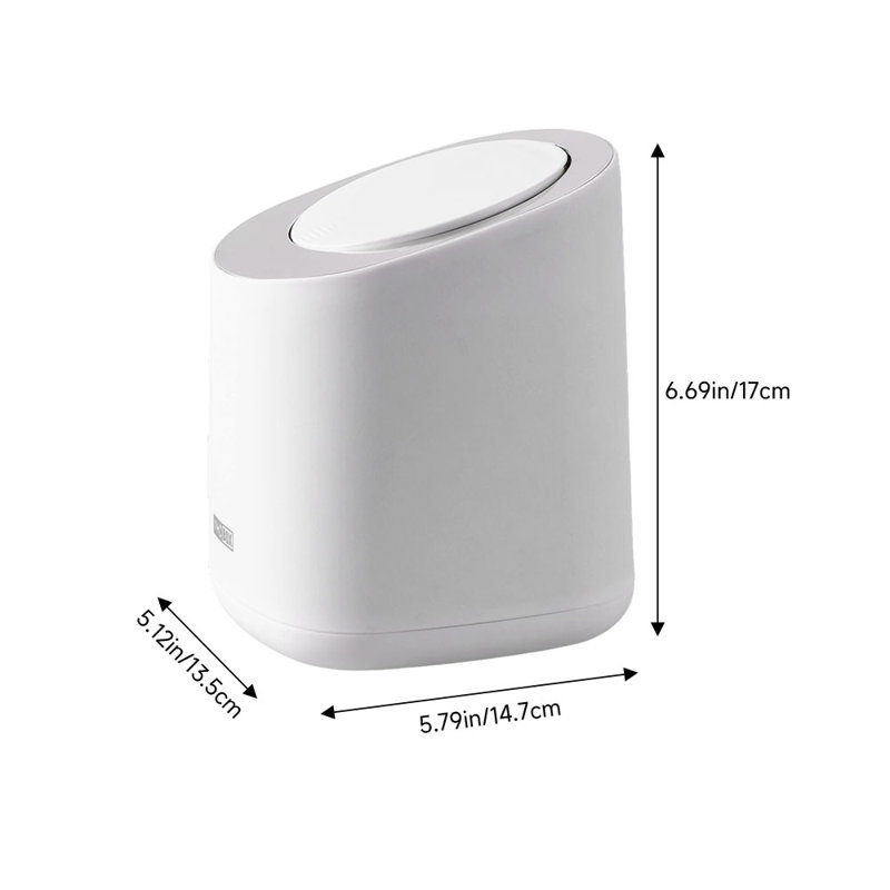 PP Manual Lift Waste Bin - 3L