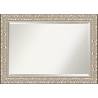 Luxe Beveled Framed Wall Mirror
