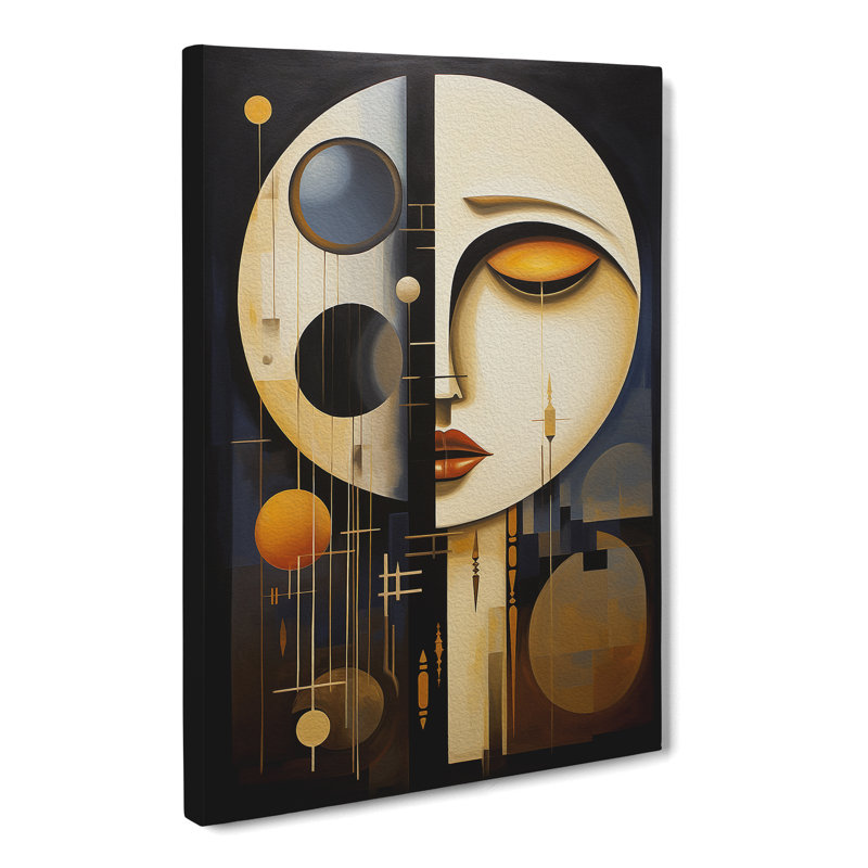 Moon Constructivism - No Frame Print, 60cm H x 40cm W x 3cm D