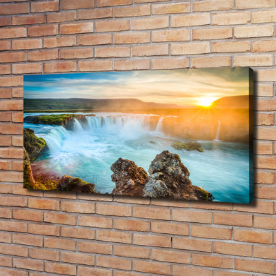Waterfall - No Frame Print on Canvas