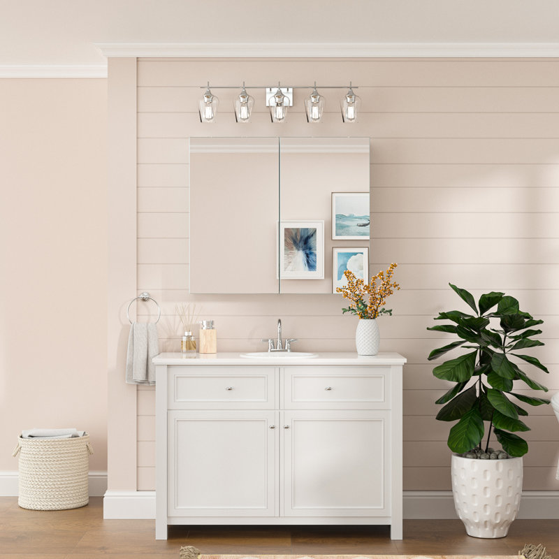 Armoire à pharmacie Husai, Argent argent, H 26 po x l 30 po x P 4,3 po