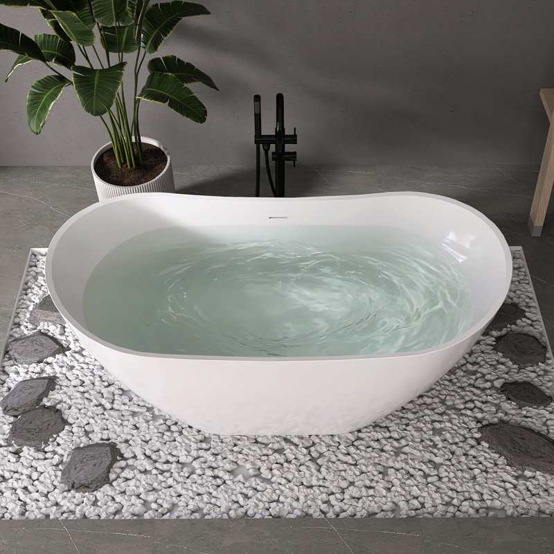 Baignoire autoportante Fslefay 60'' x 29'' en acrylique