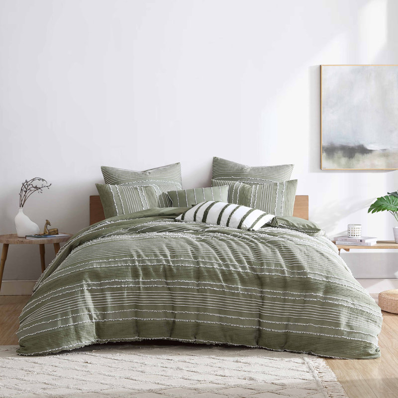 Harley Cotton Bedding, King Comforter + 2 King Pillowcases