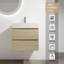 Meuble-lavabo mural Aldo-665369019