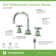Dia Widespread Two-Handle Bathroom Faucet with Push Pop Drain