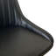 Chaise d'appoint en faux cuir Bhagirath-1414136548