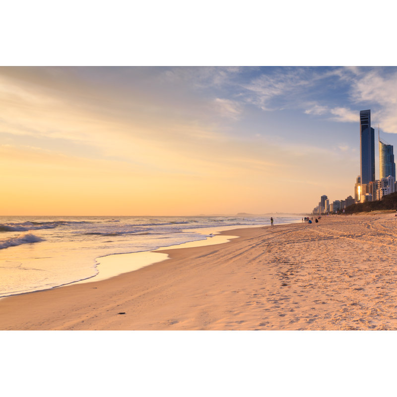 Surfers Paradise - Wrapped Canvas Print, 20cm H x 30cm W x 3.8cm D