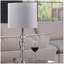Lampe de table moderne en cristal taillé 23,5 po Cale