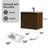 Bathroom Vanity Cabinet with Sink  Wall Mounted Bathroom Vanities with Ceramic Sink Floating Fluted Sink Vanity with Drawers,Modern,-1129335152-1139921606
