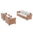 5 - Person Outdoor Seating Group With Cushions