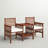 Acacia Wood 2 - Person Patio Conversation Set with Cushions-155929348