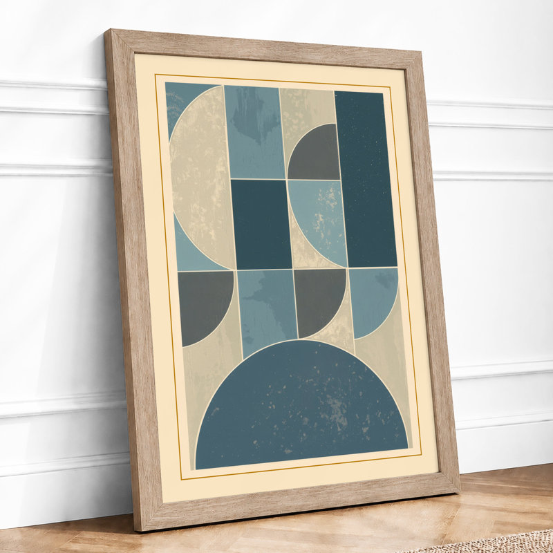 Balance Geometric - Print, Oak, A4 - 29.7 x 21.0 cm