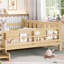 Grand lit en bois massif pour enfants avec bibliothèques, escaliers mignons et garde-corps-809318900-809318902