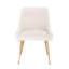 Chaise de salle à manger Grace avec revêtement en velours-113572652-70116568