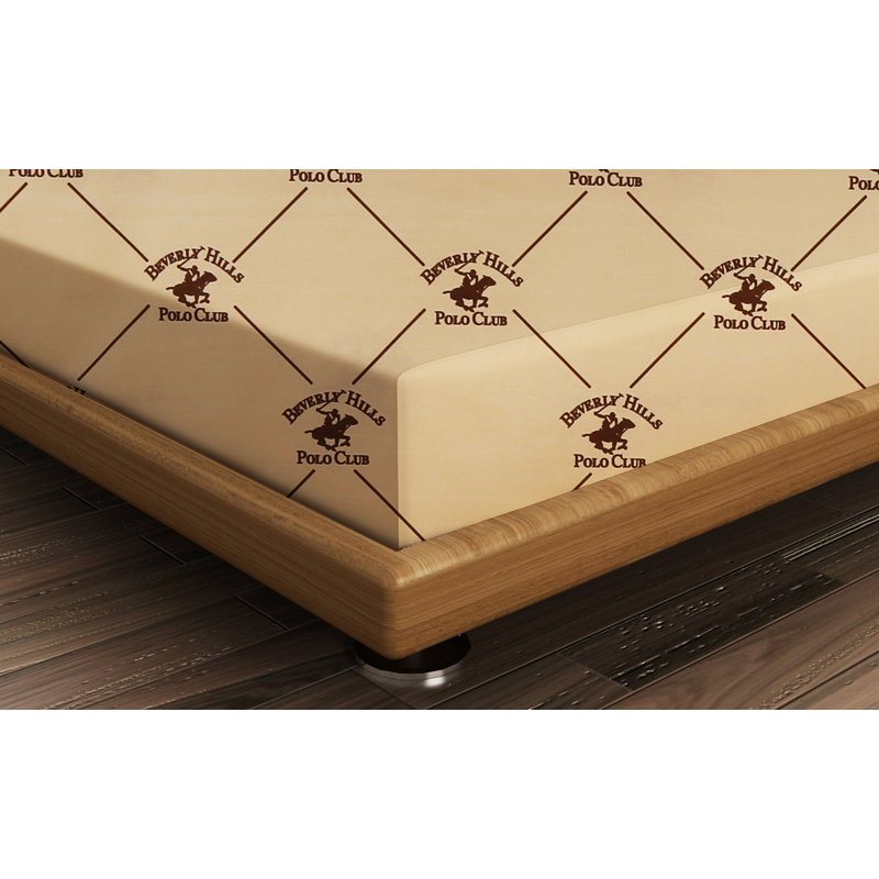100% Cotton Geometric Sheet Set, 63" x 87", Beige