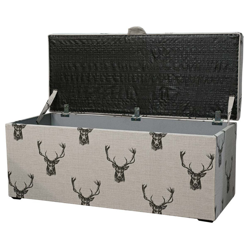 101.6cm Wide Rectangle Footstool Ottoman with Storage