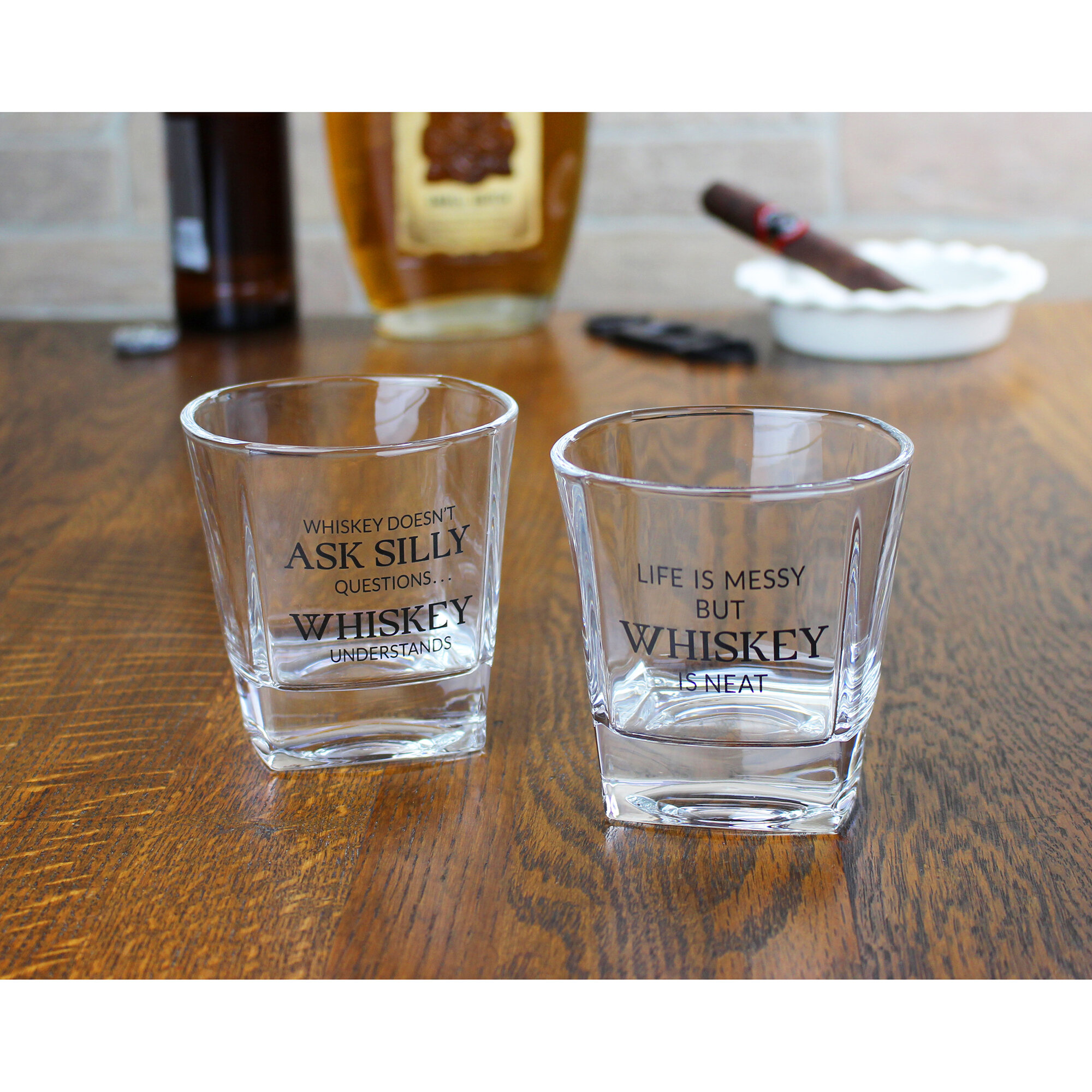 Whiskey Punt Glasses (set of 2)