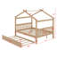 Lit en bois avec couchette-589625155