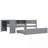 Full Size Daybed with Trundle, Storage Drawers and Side Shelves-34925794-34480083