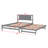 Platform Bed With Adjustable Trundle