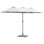 Garden Parasol Polyester and Aluminium Outdoor Shade UV Sun Protection