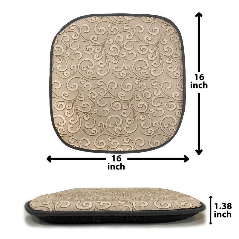 Outdoor 1.38'' Dining Chair Seat Cushion