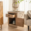 Armoire d'appoint Audrik, table basse épissée, table d'appoint, buffet moderne avec tiroir