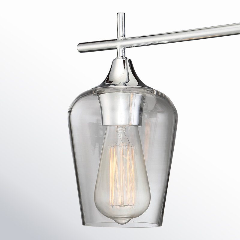 Éclairage pour meuble-lavabo à intensité variable en chrome poli Breena, Chrome poli