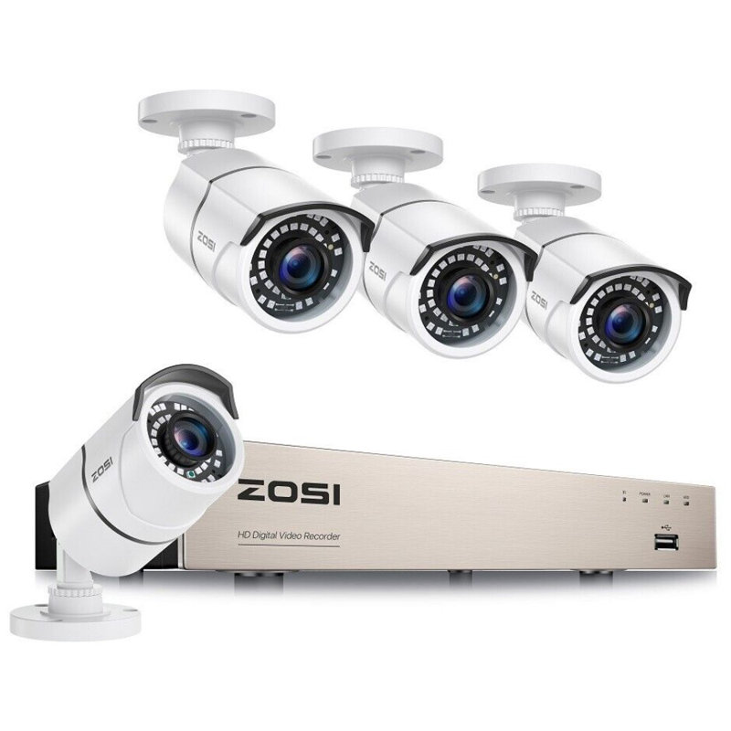 Système de caméra de sécurité 8CH 2MP DVR
