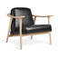 Baltic 76.2Cm Top Grain Leather Wide Armchair-59020786-59020788